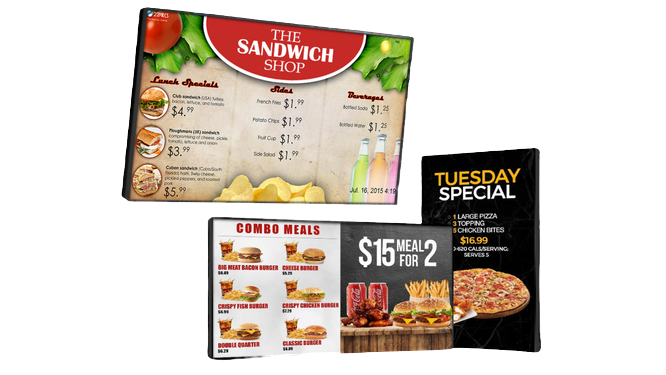 digital signage templates digital signage